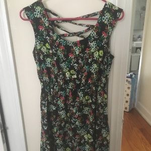 Xhilaration Target dress black floral